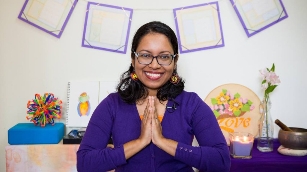 For people interested in doing yoga at home, Renee Rampersadsingh encourages them to first find an online instructor and style of yoga that will most suit ones preference. It is important to note the needs for yoga varies according to the type of yoga practice. - Photo Courtesy Gareth Leigh 