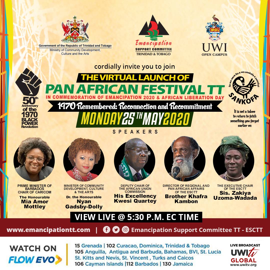 Pan African Festival launch Monday Trinidad and Tobago Newsday