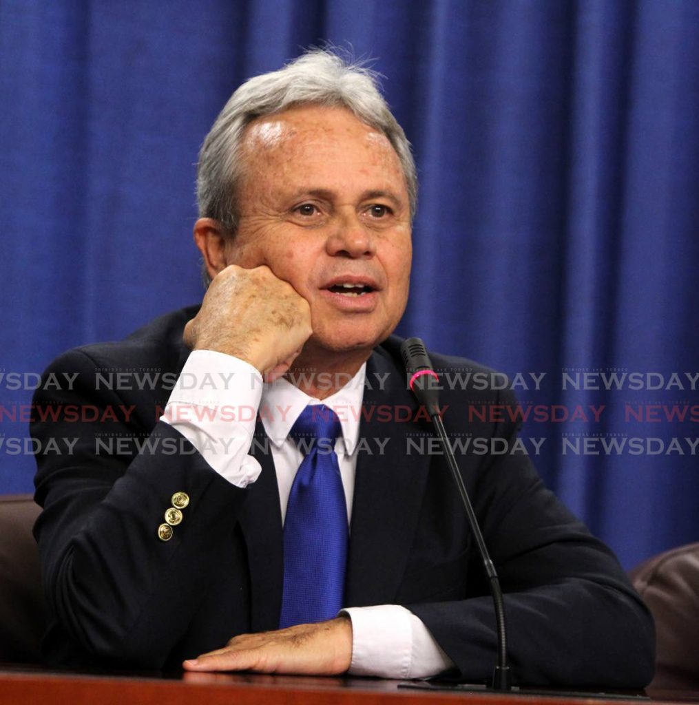 Finance Minister Colm Imbert