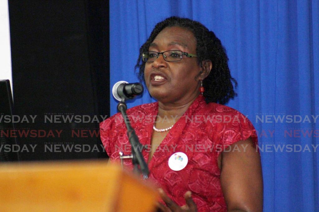  Prof Rhoda Reddock at the Break the Silence conference UWI, St Augustine. in 2018. File photo - 