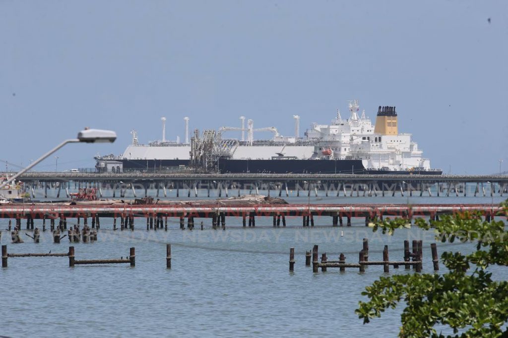 A Tanker docked along the coastline in Point Fortin where Heritage has a tank farm and home to Atlantic LNG. Photo by Lincoln Holder - 