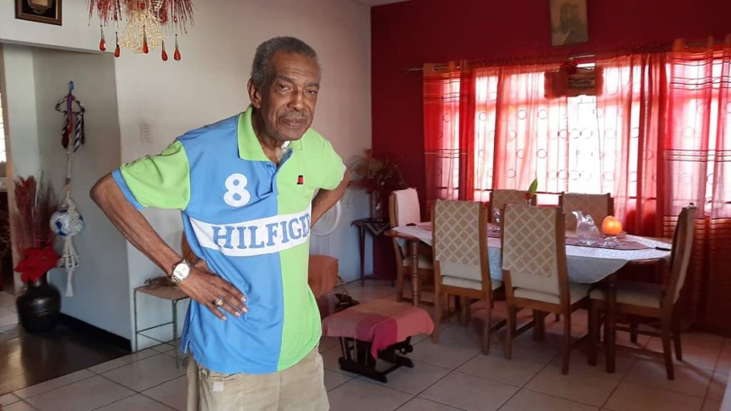 Former TT captain Sedley Joseph is pictured here at his home. Joseph died on Monday. He was 80. - Photo courtesy Shaun Fuentes