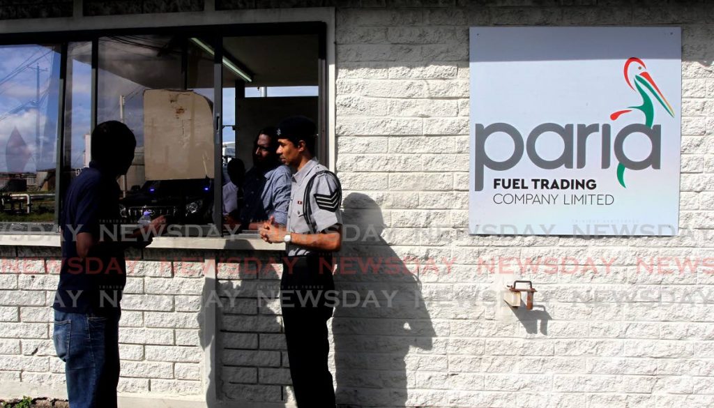 In this December 17, 2018 file photo security guards are on duty at Paria Fuel Trading Co in Pointe-a-Pierre. On Thursday, the company reported $7.3 billion in revenue as of September 30, 2019. - Lincoln Holder