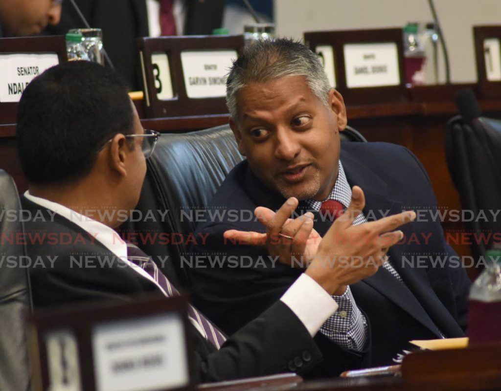 Minister of Agriculture, Clarence Rambharat. - 