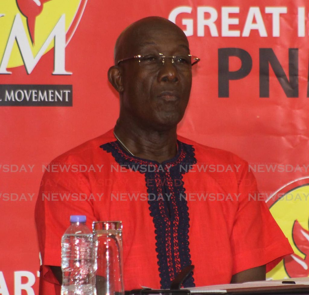 PNM political leader Dr Keith Rowley.  - 
