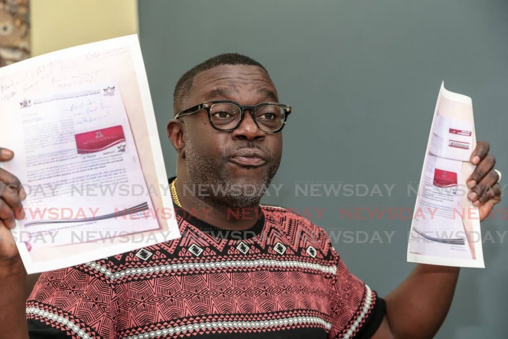 PDP Political Leader Watson Duke at a media briefing at PSA Headquarters, Port of Spain, on Thursday. - Jeff Mayers