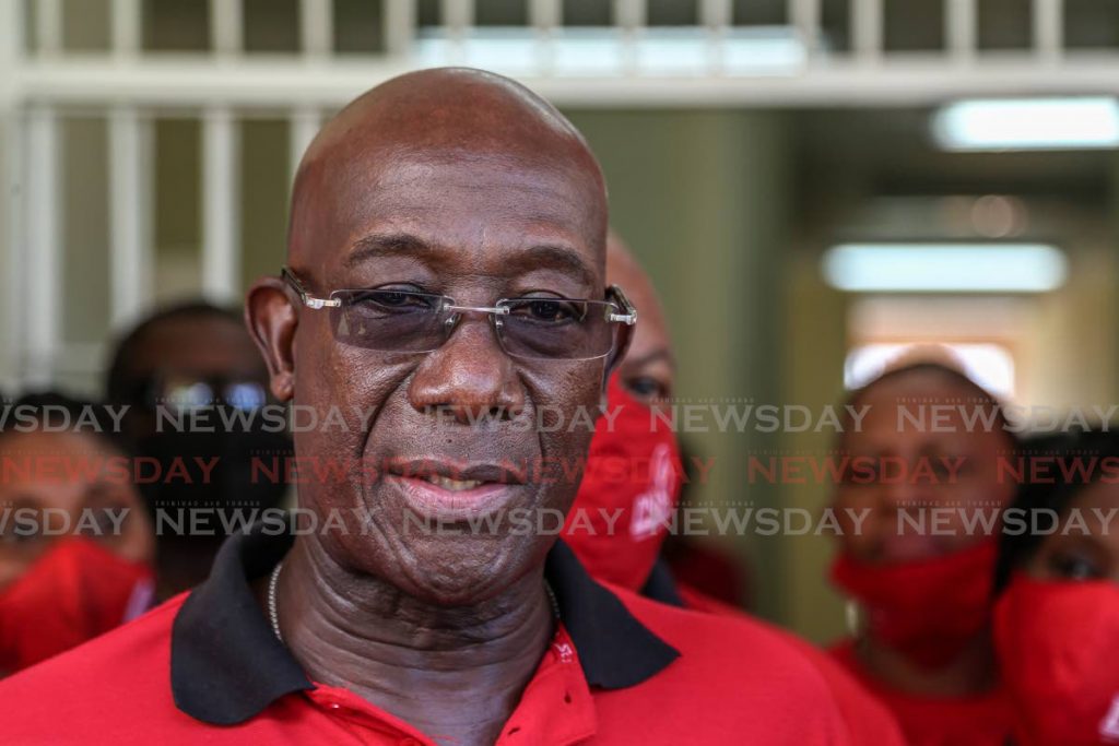 PNM political leader and Prime Minister Keith Rowley  -  Jeff Mayers