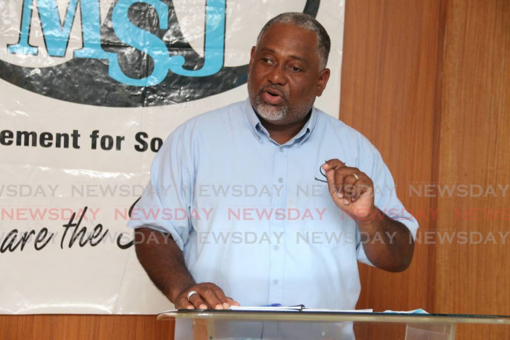 Movement for Social Justice, Point Fortin candidate Ernesto Kesar - Marvin Hamilton
