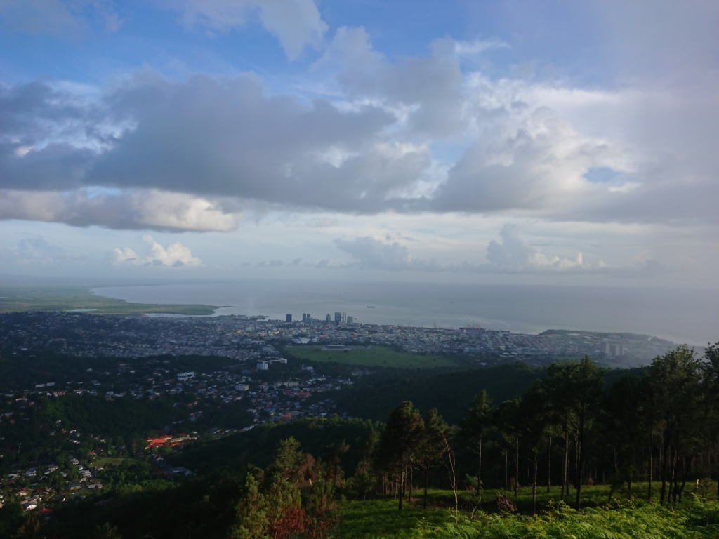 View of Port of Spain from the top of Chancellor Hill 