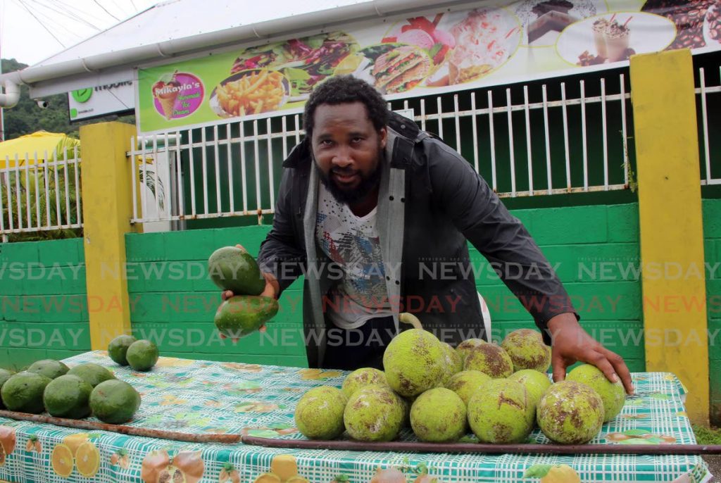 Vegetable vendor Nathaniel Richards who sells off the Wendy Fitzwilliam Boulevard, Diamond Vale, Diego Martin, speaks about elections. - SUREASH CHOLAI
