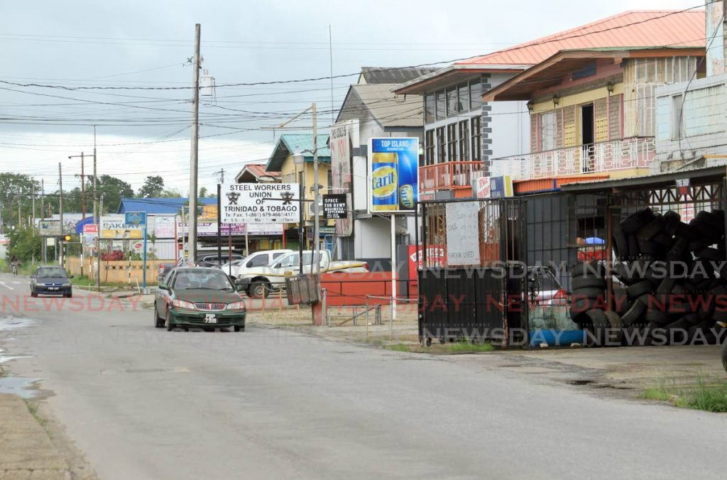 File photo: Southern Main Road, California and Couva/Point Lisas.