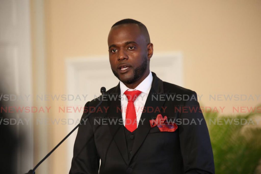 Public Utilities Minister Marvin Gonzales in his first media interview after being sworn in at President's House. - Sureash Cholai