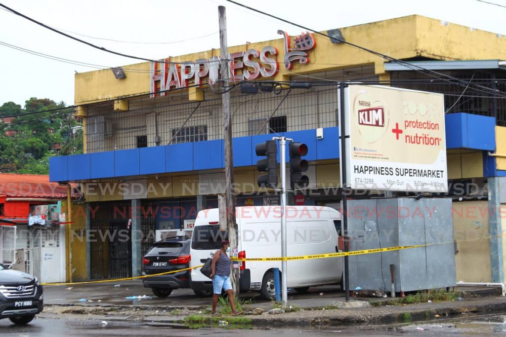 Happiness Supermarket which was operated by Chinese businessman Xiangrong Pang at Corner of Eastern Main Road and Sixth Avenue, Barataria. - ROGER JACOB