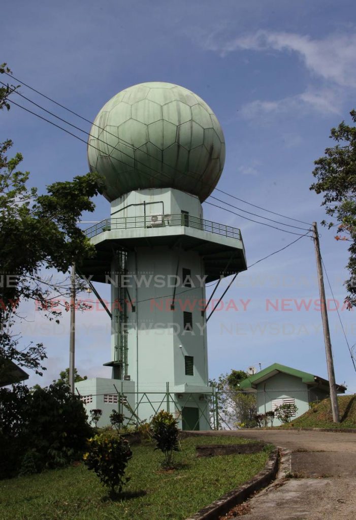 The Doppler weather radar station at Brasso Venado in the Central Range.   - Lincoln Holder