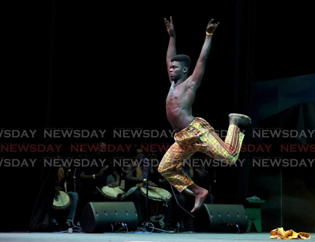 FLASHBACK: Shakeil Jones in full flight at the opening of last year’s Tobago Heritage Festival at Shaw Park Cultural Complex.
 - 
