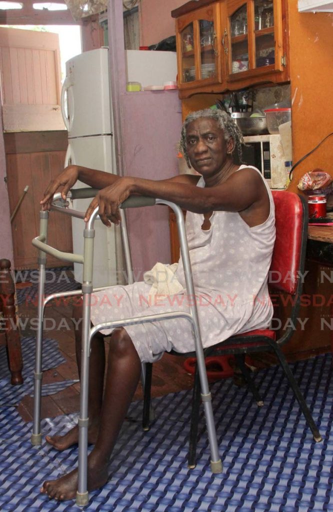 HOME SOUR HOME: Marilyn Reid at her East Dry River, Port of Spain apartment home. PHOTO BY AYANNA KINSALE - Ayanna Kinsale