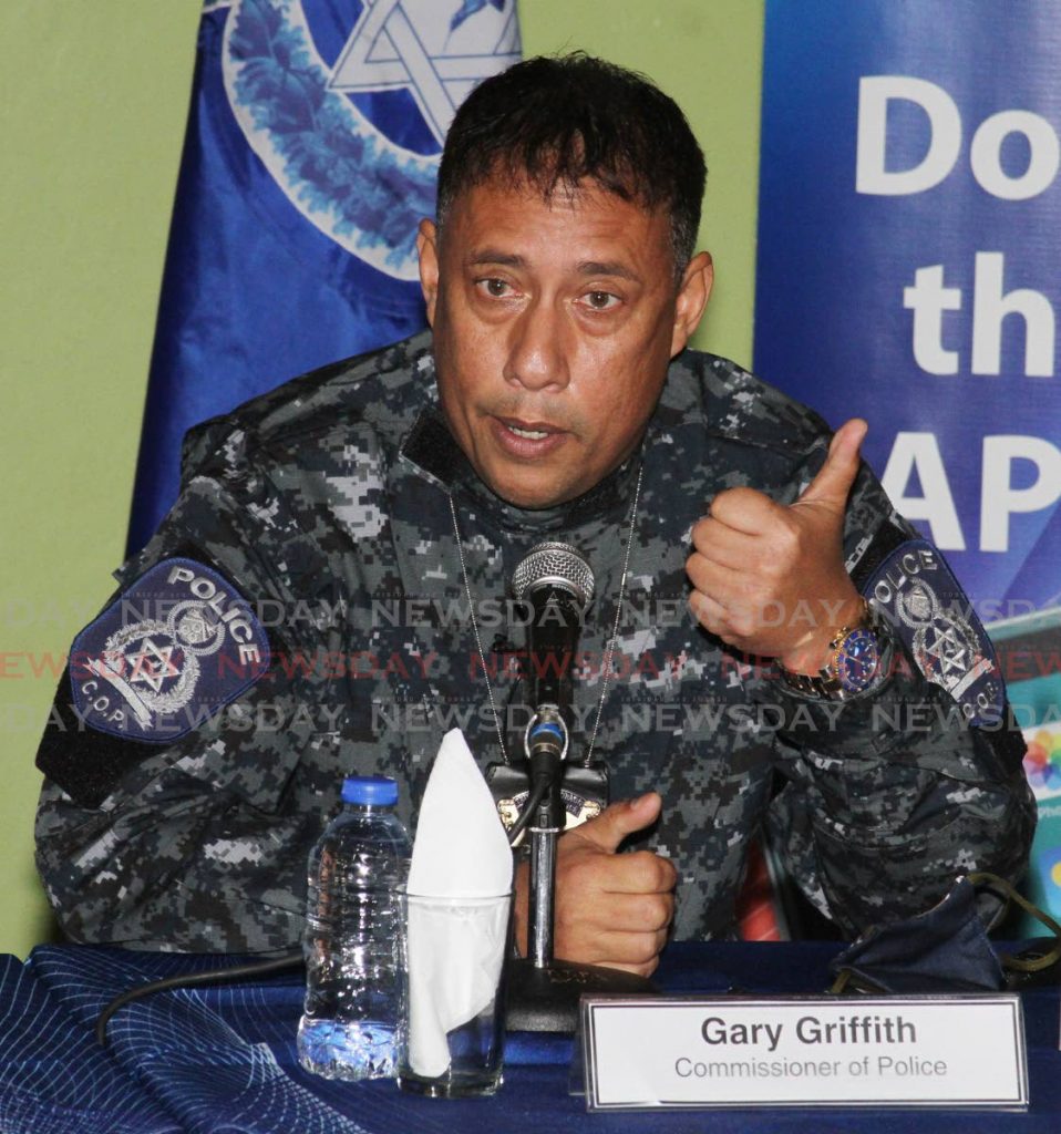 Police Commissioner Gary Griffith  

- Angelo Marcelle