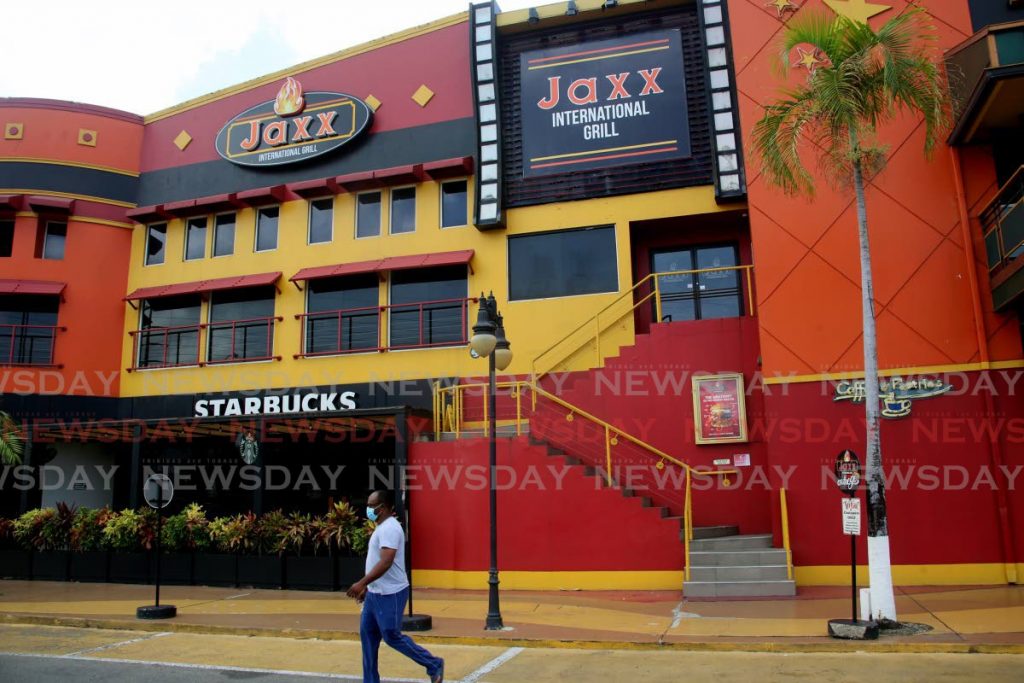 Jaxx Interntional Grill , Movietowne Port of Spain. - SUREASH CHOLAI