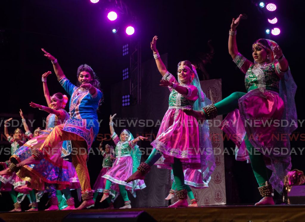  In this October 26, 2019 file photo, dancers thrill the audience at Divali celebrations at the Divali Nagar, Chaguanas. The NCIC on Friday announced Divali Nagar events will be held online due to the covid19 pandemic. - 