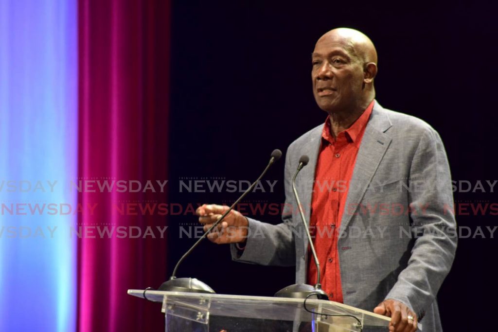 Prime Minister Dr
Keith Rowley

