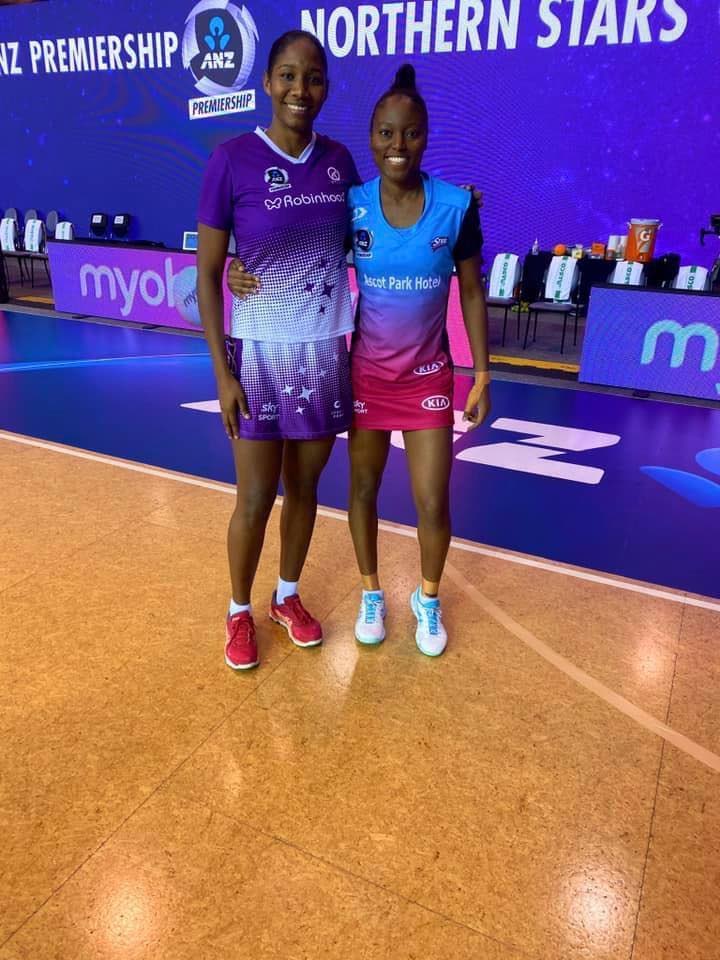 TT’s pro netballers, L-R, Daystar Swift and Kalifa Mc Collin have been stuck in Barbados for the past four weeks awaiting their final travel exemption documents from the TT Government. Both plays ply their trade in New Zealand.  - Kalifa Mc Collin