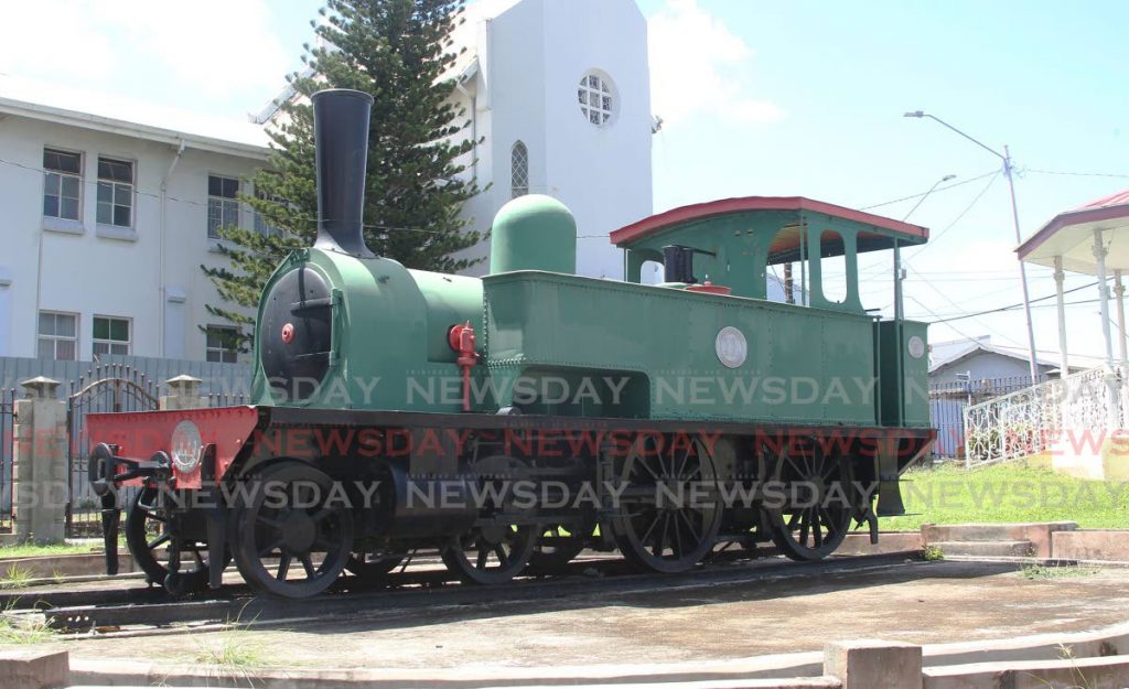 Engine No.11 is the last train to San Fernando, now located at the Harris Promenade is most famous train in Trinidad. It was built by Kitson and Compnay of Leeds, England in 1894. The train used oil rather than coal to power the engine. It made its last journey in 1965. - Lincoln Holder