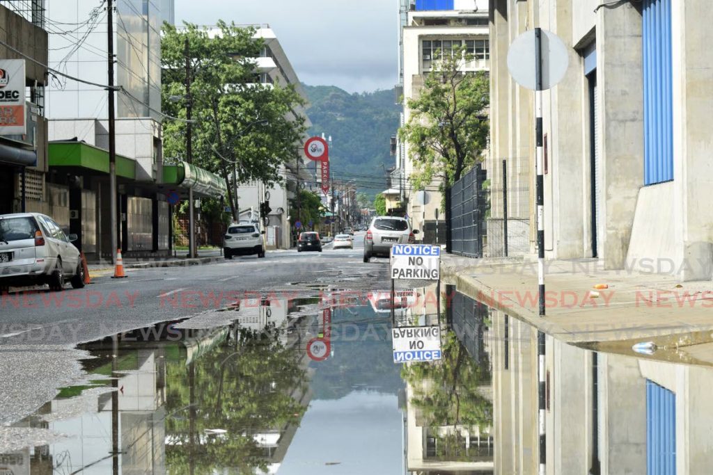 Empty streets like this scene on Edward street on Sunday may soon be a sight of the past as the country prepares to partially lift restrictions from Monday. - Vidya Thurab