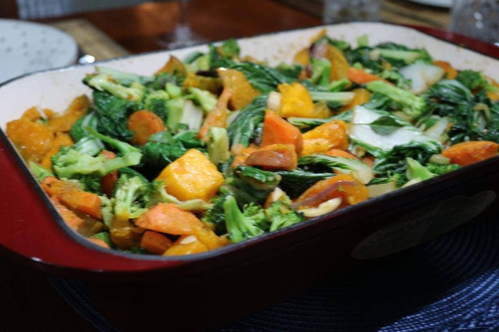A vegetable dish prepared by Catherine Kumar and team.   - 