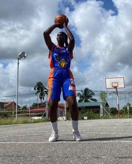 Point Fortin basketballer Afrika Lewis. - Photo courtesy Afrika Lewis