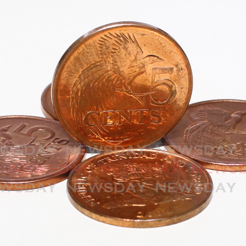 The Central Bank on Tuesday said it will conduct a study on if to phase out the use of the five-cent coin. Photo by Roger Jacob