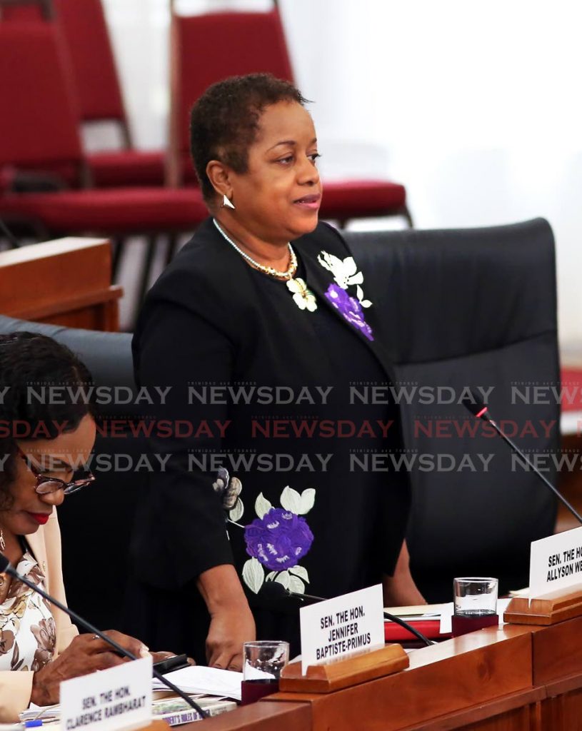Minister of Public Administration Allyson West. - 