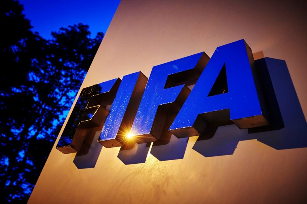 In this file photo taken on June 2, 2015, the FIFA logo is pictured at the FIFA headquarters  in Zurich. (AFP PHOTO) - 