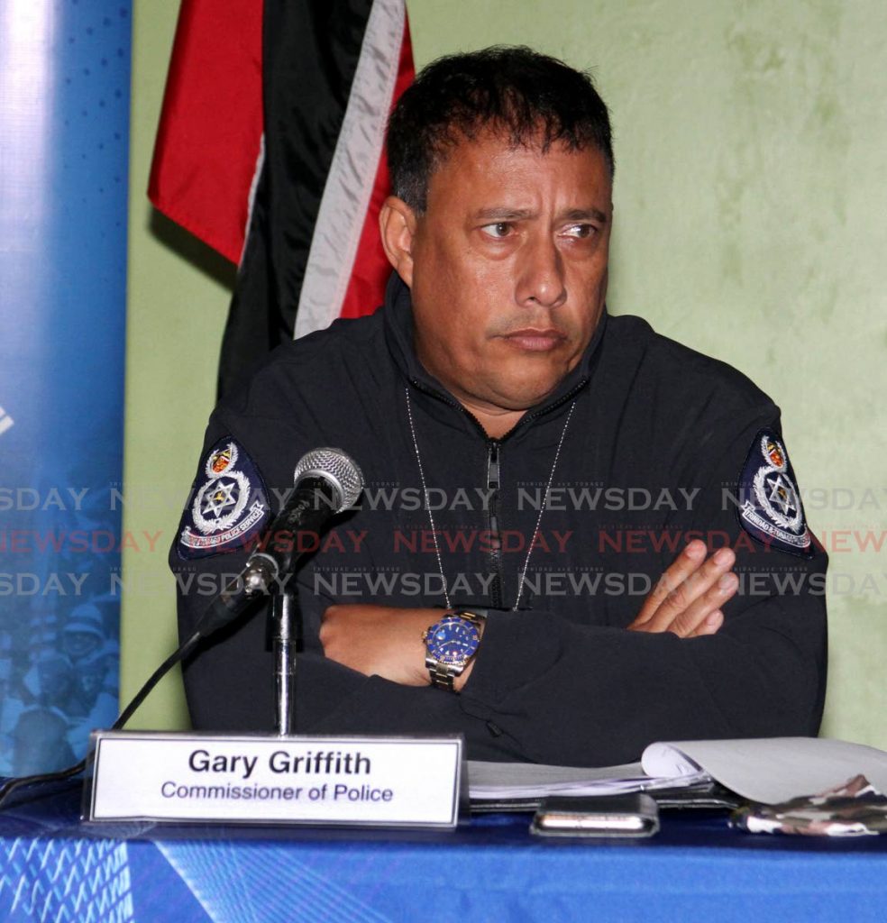 Commissioner of Police Gary Griffith. 