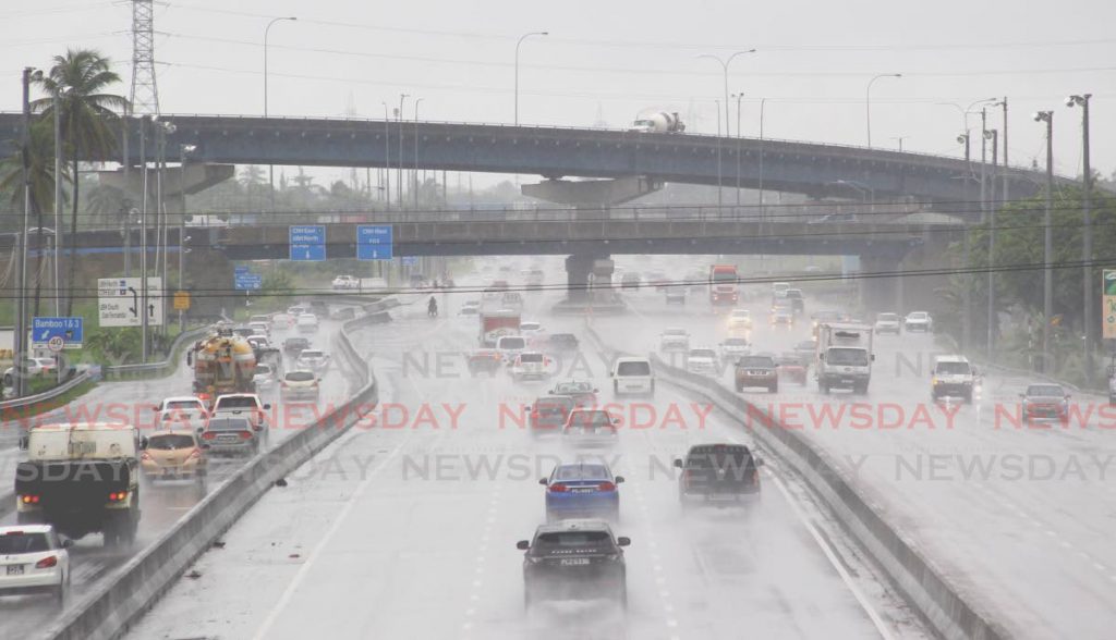  Churchill Roosevelt Highway, near the Cipriani Labour College in Valsayn on Monday. - Photo by Roger Jacob 