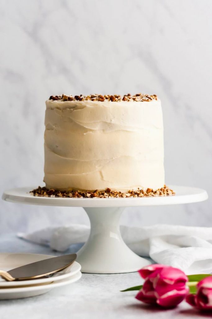 Carrot cake. Image taken from ambitiouskitchen.com - 