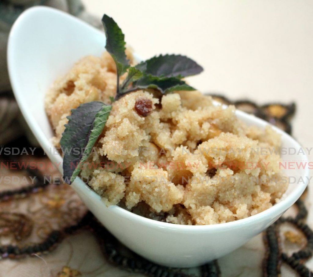 File photo: Halwa made by Ann-Marie Rambally of Annie's Culinary Cuisine Ltd. - Angelo Marcelle