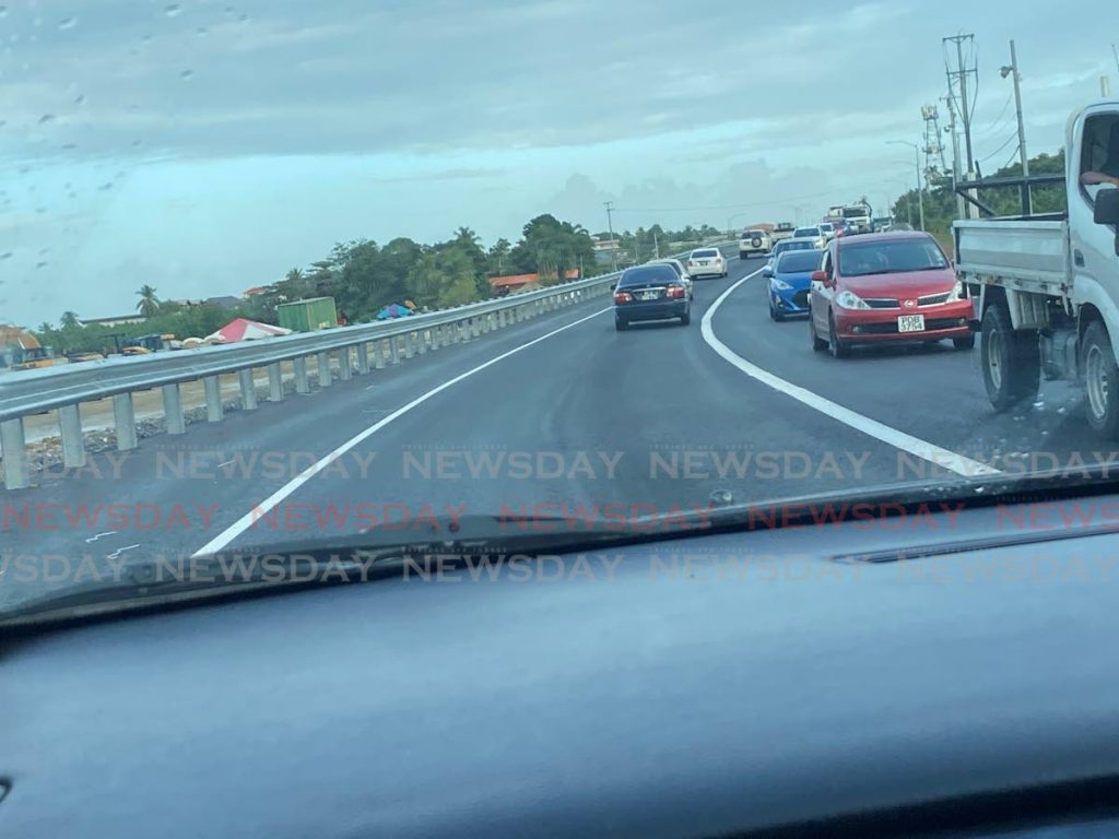 File photo: The San Fernando to Point Fortin Highway. Photo by Narissa Fraser