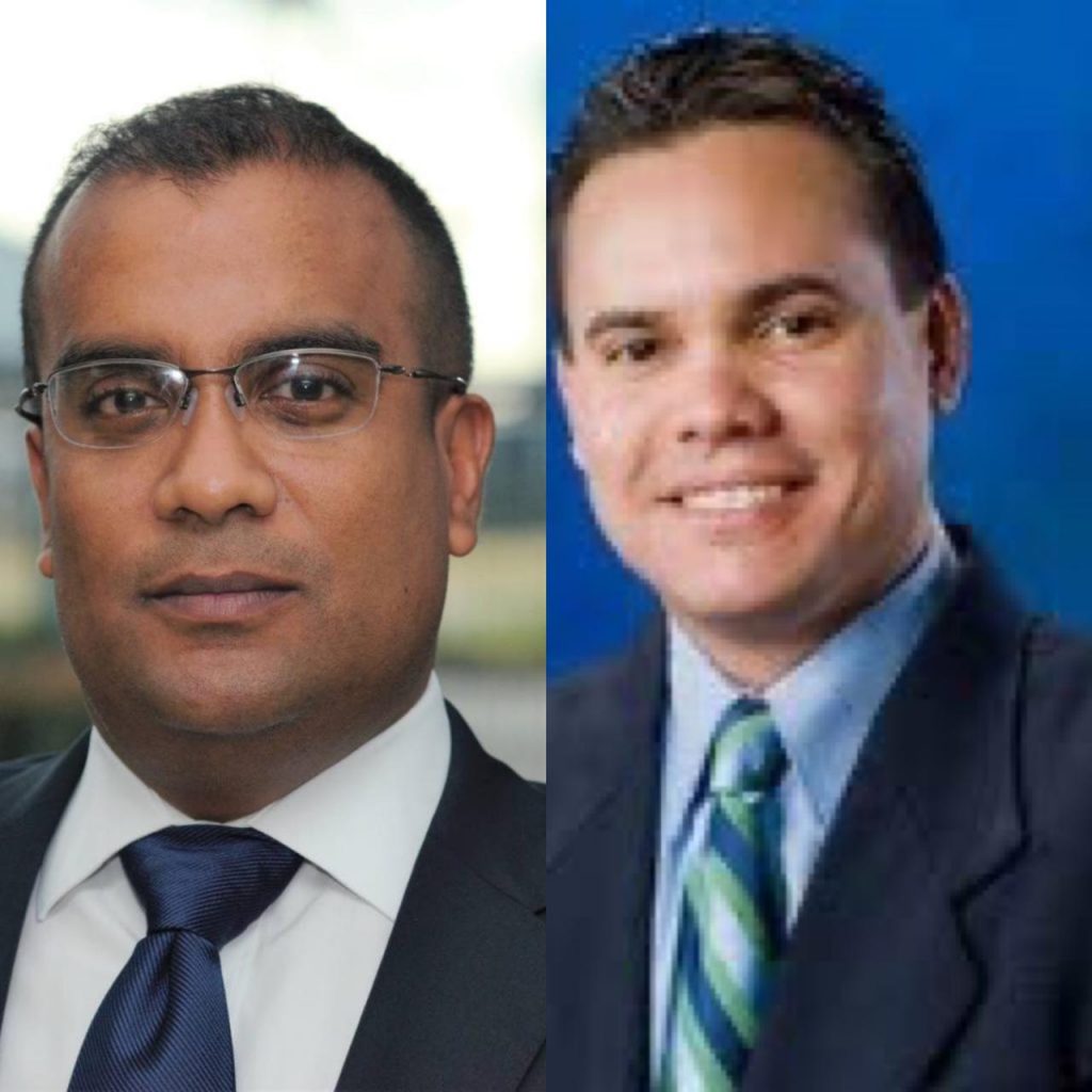 Brian Ramsumair (right) has been appointed managing director of DeNovo Energy Ltd following the resignation of founder Joel 