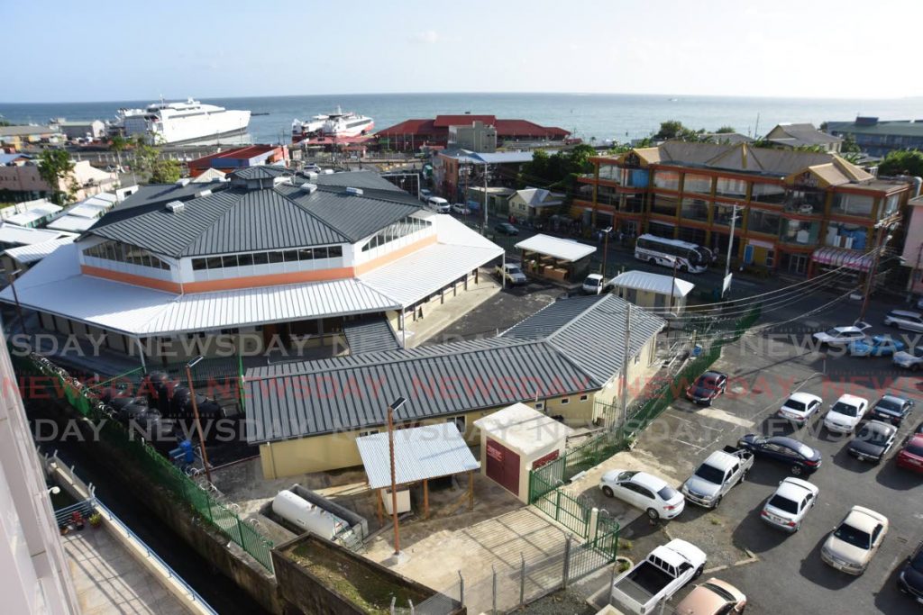 An aerial view of the refurbished Scarborough market on Wilson Road in Tobago.  - Ayanna Kinsale 