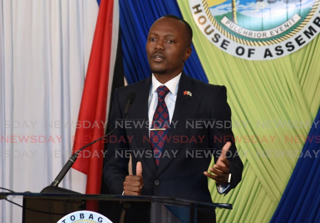 Chief Secretary Ancil Dennis implored political parties and supporters to stick to the issues for THA elections 2021. PHOTO BY AYANNA KINSALE  - 