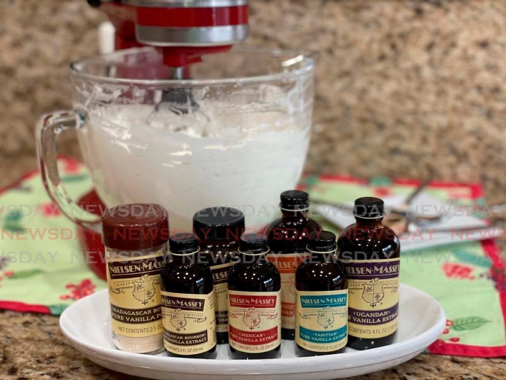 A variety of vanilla extracts. Vanilla, like salt. is an 
essential ingredient that enhances and brings out a dish’s featured flavou.  - 
