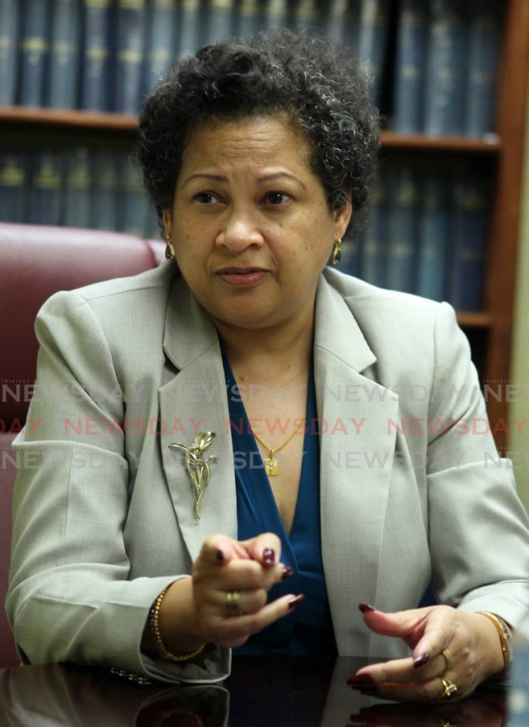 Attorney Nyree Alfonso speaks to Newsday at her office on St Vincent Street, Port of Spain, on December 11. - ROGER JACOB