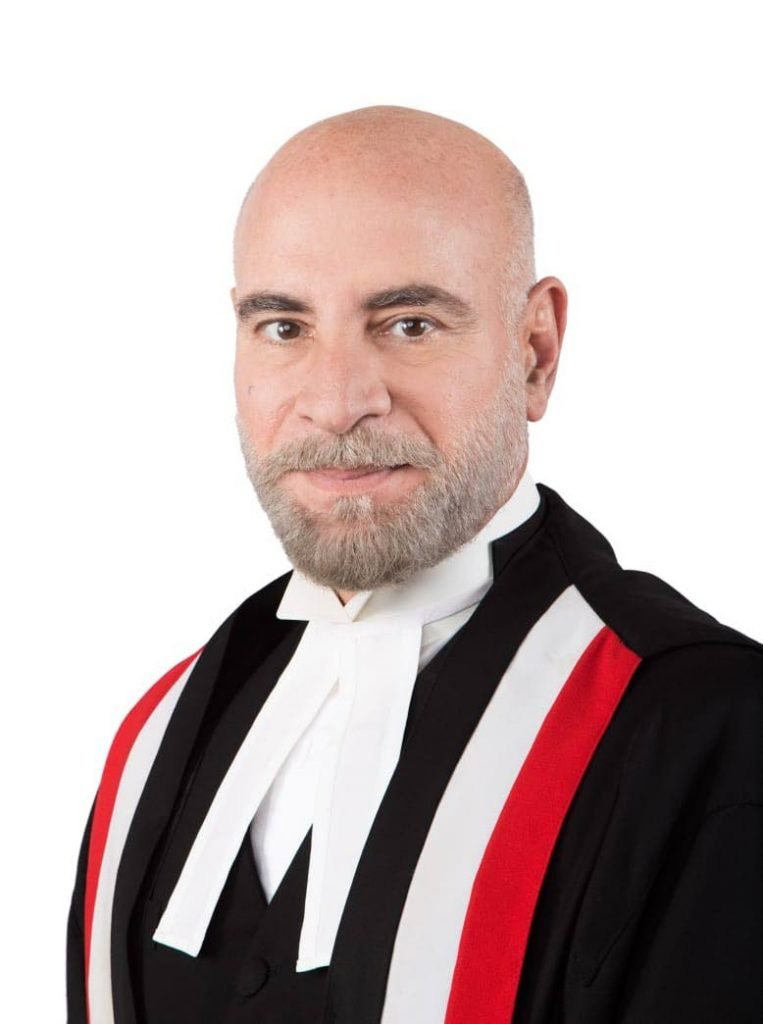 Appeal Court judge James Aboud. - 