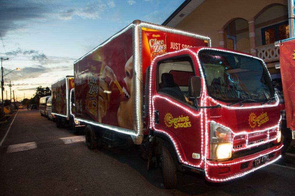 The 2020 Associated Brands Industries Christmas Caravan visit children's homes around the country to donate snacks and bring some holiday cheer to several communities. Photo courtesy Associated Brands Industries - 