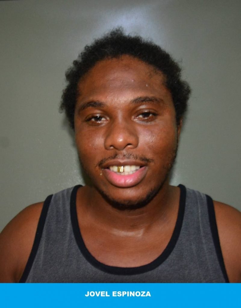 Jovel Espinoza was one of five men arrested and charged for the possession of marijuana in a boat off the coast of Tobago earlier this week. 
Espinoza remained in custody when he appeared before a Scarborough magistrate on Tuesday to answer the charges. 

PHOTO COURTESY TTPS - TTPS