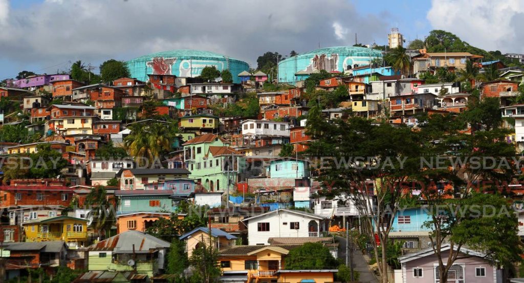 A view of the hills of Laventille. File photo - 