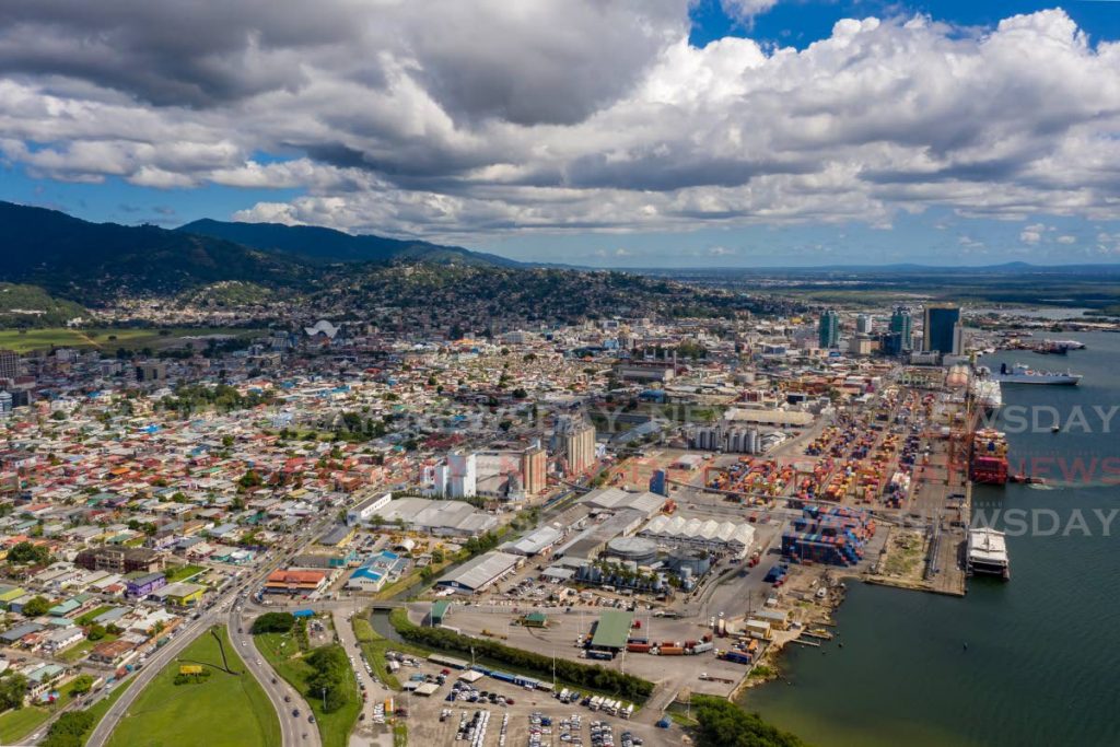 An aerial view of Port of Spain.  Photo by Jeff K. Mayers