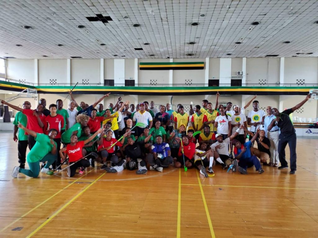 Caribbean coaches and players who participated in the International Floorball Federation workshop in Jamaica last year.  - 