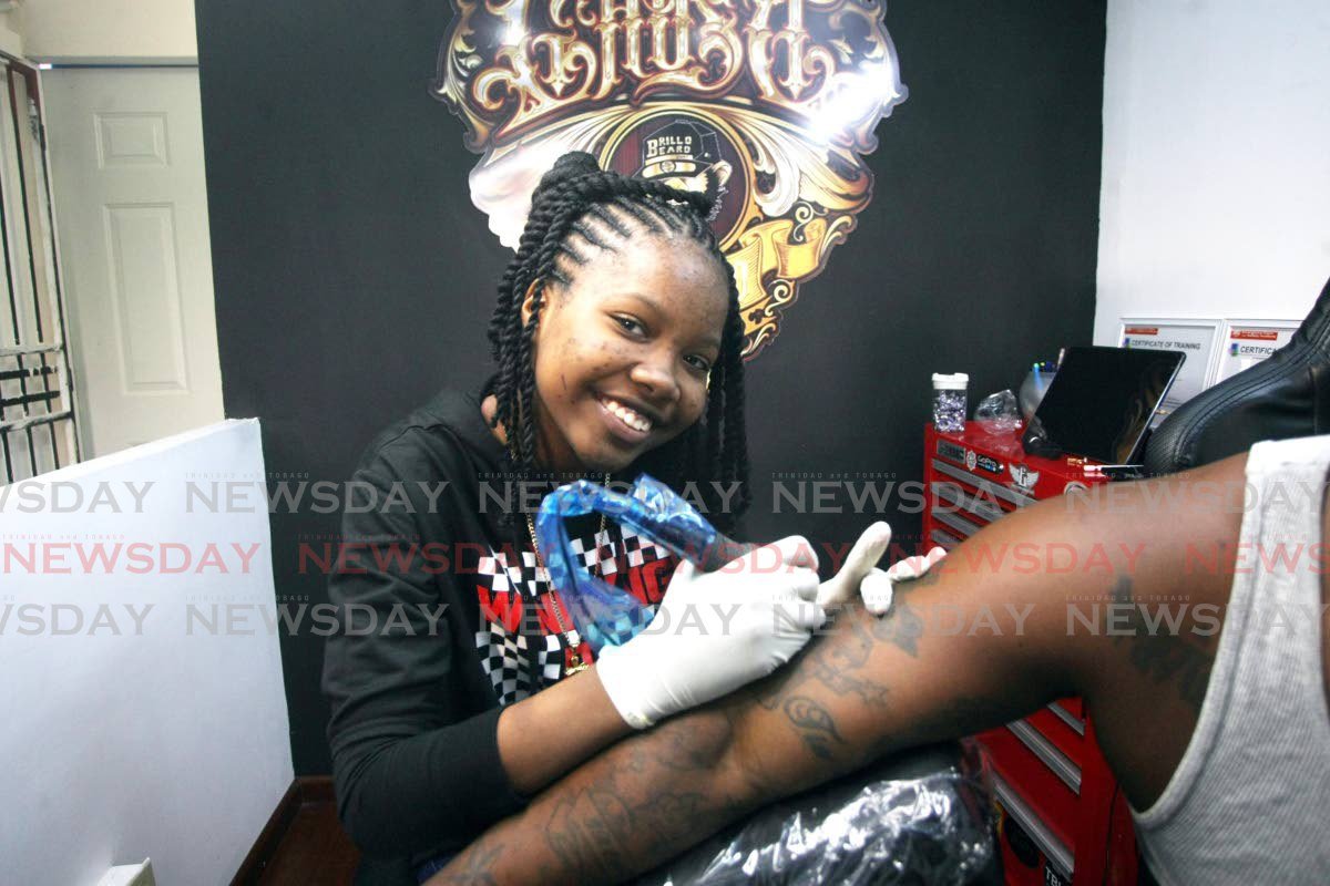 Tianna Andrews, the 12-year-old girl who's a tattoo artist - Trinidad and  Tobago Newsday