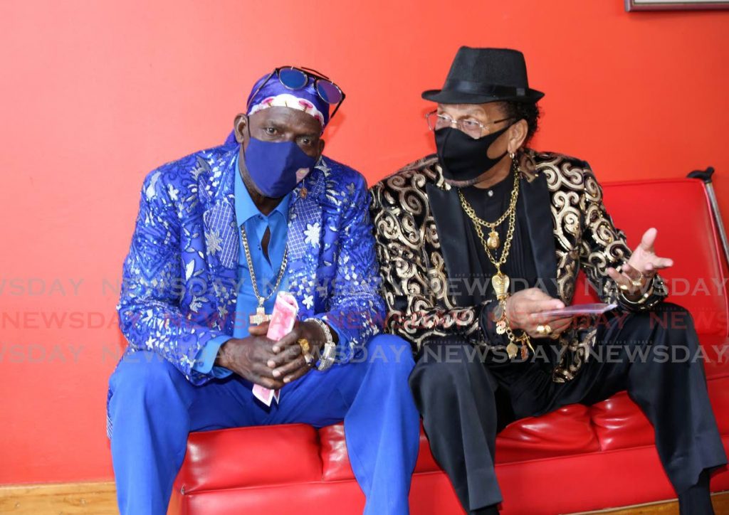 CATCHING UP: Veteran calypsonians Austin 